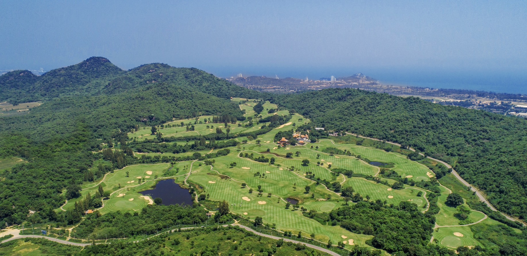Pineapple Valley Golf Club in wooded hills above Hua Hin